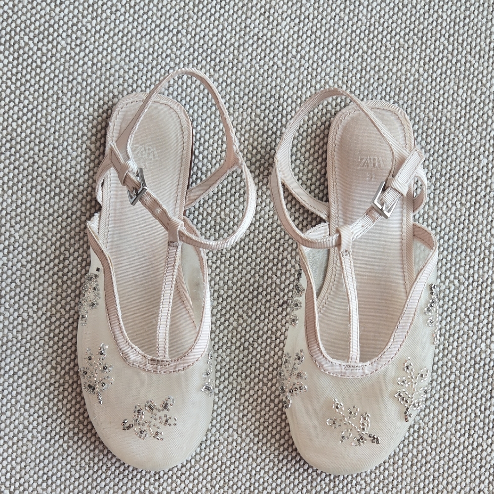 Girls Mesh Flats